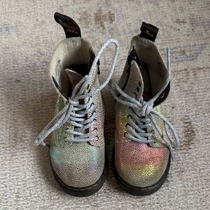Dr. Martens Kids Iridescent Boots